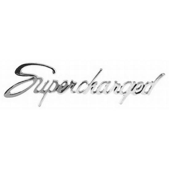 Supercharged Script Emblem Supercharged Script Emblem