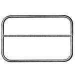 1909-1912 Model T Roadster Brass Windshield Frame, Touring