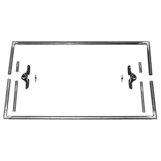 Square Top T Windshield Frame, 39-5/8 Inches Wide Square Top T Windshield Frame, 39-5/8 Inches Wide