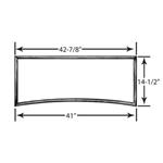 1928-29 Model A Roadster Windshield Frame, Plain Steel