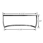 1933-34 Ford Roadster and Phaeton Windshield Frame, Chrome