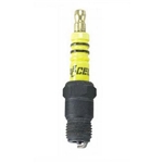 Accel 0576S-4 U-Groove Shorty Spark Plug, 5/8 Hex, .460 Reach, Tapered Seat