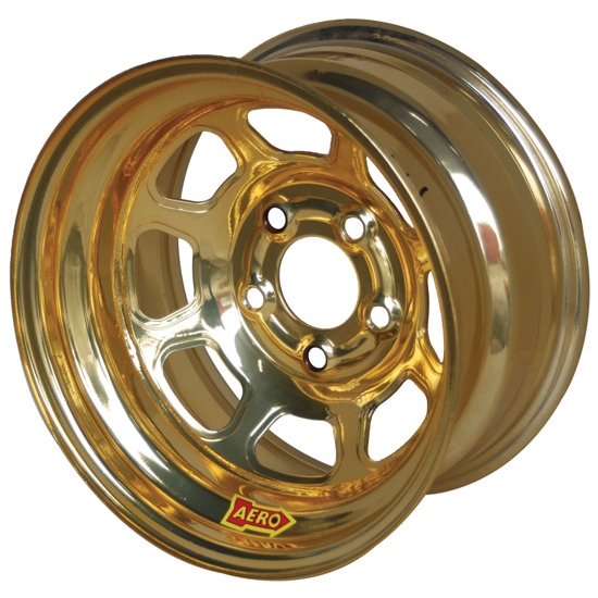 Aero 58-904740GOL 58 Series 15x10 Wheel, SP, 5 on 4-3/4, 4 Inch BS Aero 58-904740GOL 58 Series 15x10 Wheel, SP, 5 on 4-3/4, 4 Inch BS