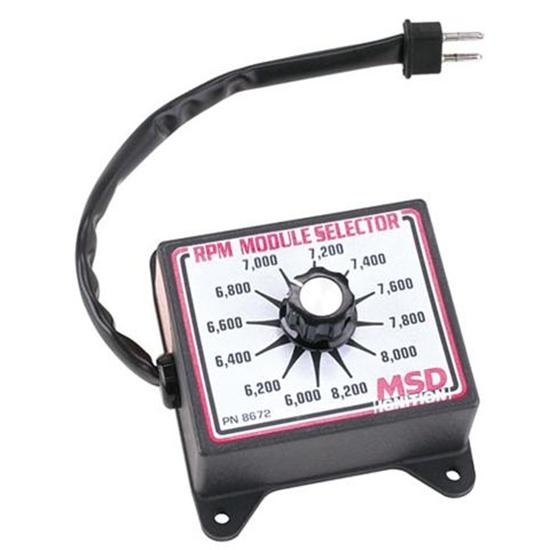 MSD 8672 RPM Module Rev Limiter Selector Switch, 6000-8200 RPM msd rev limiter wiring diagram 