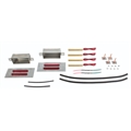 Hagan Street Rods fm4DSR-LEDH Flush Mount 4 Inch Tail Lights Red Dual
