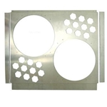 Electric Fan Shroud, 25-28 Inch Tank-to-Tank x 21-24 Inch, 12 Inch Fan Holes