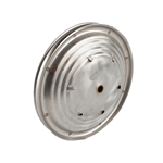Pedal Car Parts, 7-1/2 Inch Ripple Wheel, 4 Inch Hub Cap