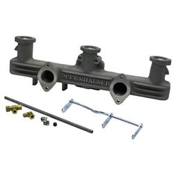 Offenhauser 1035 1950-1959 Chevy 6-Cylinder Dual Carb Intake Manifold