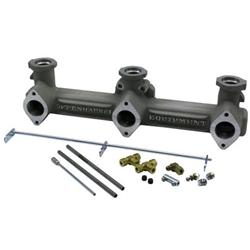 Offenhauser 1409 1950-59 Chevy 6-Cylinder Triple Carb Intake Manifold