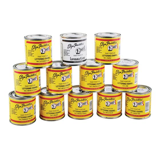 1 Shot 101-L-HPT Pinstriping Paint, White 1 Shot 101-L-HPT Pinstriping Paint, White