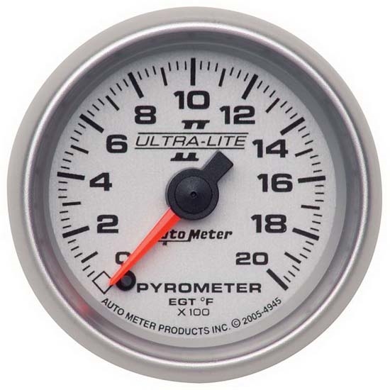 Auto Meter 4945 Ultra-Lite II Digital Stepper Motor Pyrometer Gauge Auto Meter 4945 Ultra-Lite II Digital Stepper Motor Pyrometer Gauge