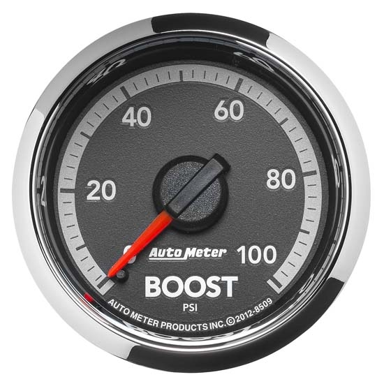 Auto Meter 8509 Gen 4 Dodge Factory Match Mechanical Boost Gauge Auto Meter 8509 Gen 4 Dodge Factory Match Mechanical Boost Gauge