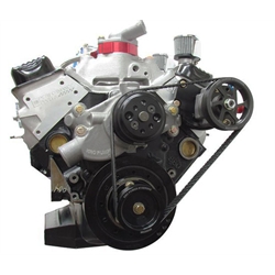 KRC KIT16312010Basic Serpentine Drive Kit Crate S/B Chevy Head Mt Pump
