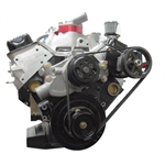 KRC KIT16312010Basic Serpentine Drive Kit Crate S/B Chevy Head Mt Pump