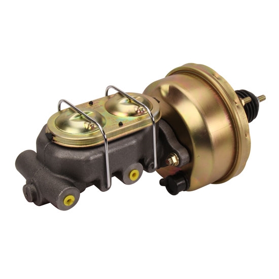 Single 7 Inch Brake Booster Master Cylinder Combo, 1-1/8 Inch Bore Single 7 Inch Brake Booster Master Cylinder Combo, 1-1/8 Inch Bore