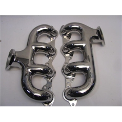 Garage Sale - Tru-Ram Big Block Chevy Stainless Steel Exhaust Manifolds - Polished