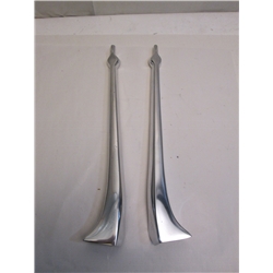 Garage Sale - 1928-29 Ford Model A Windshield Posts, Polished Aluminum