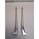 Garage Sale - 1928-29 Ford Model A Windshield Posts, Polished Aluminum