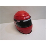 Garage Sale - Simpson Vudu SA10 Racing Helmet, Red, Size 7-1/8