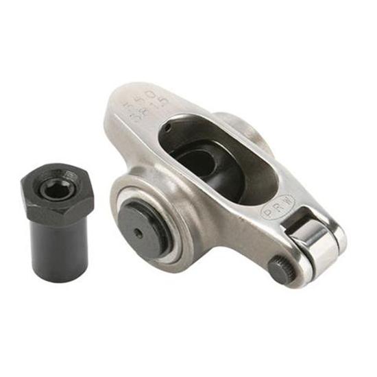 SBC Stainless Steel Roller Rocker Arms, 1.6:1, 3/8 Stud