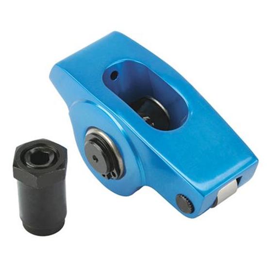 Blumax Small Block Chevy Aluminum Roller Rocker Arms, 1.6:1, 3/8 Stud
