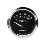 Auto Meter 201009 Cobra Voltmeter Gauge, Short Sweep Electric, 2 Inch