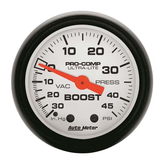Auto Meter 5708 Phantom Mechanical Boost/Vacuum Gauge, 2-1/16 Inch Auto Meter 5708 Phantom Mechanical Boost/Vacuum Gauge, 2-1/16 Inch