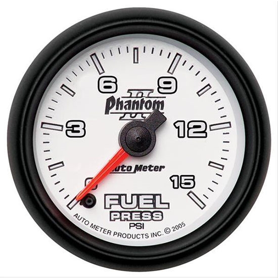 Auto Meter 7861 Phantom II Digital Stepper Motor Fuel Pressure Gauge Auto Meter 7861 Phantom II Digital Stepper Motor Fuel Pressure Gauge