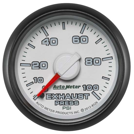 Auto Meter 8526 Gen 3 Dodge Factory Mechanical Exhaust Pressure Gauge Auto Meter 8526 Gen 3 Dodge Factory Mechanical Exhaust Pressure Gauge
