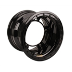 Bassett 52SR6L 15X12 Wide-5 6 Inch BS Black Beadlock Wheel