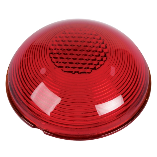 1950 Pontiac Tail Light Lens, Red Glass 1950 Pontiac Tail Light Lens, Red Glass