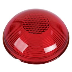 1950 Pontiac Tail Light Lens, Red Glass
