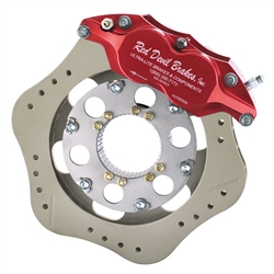 Ultra Lite 410-8200 Scalloped Inboard Brake Kit, .81x10.4 Steel Rotor