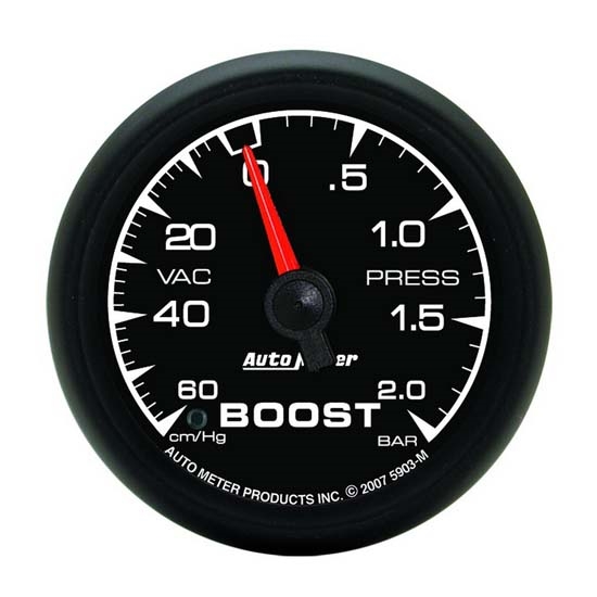 Auto Meter 5903-M ES Mechanical Boost/Vacuum Gauge, 2-1/16 Inch Auto Meter 5903-M ES Mechanical Boost/Vacuum Gauge, 2-1/16 Inch