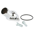 Chrome Water Neck Housing for 1955-65 Small Block Chevy V8, O-Ring Style