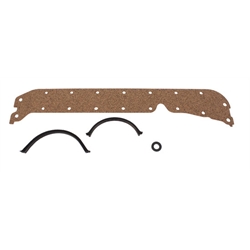 Super Seal Small Block Chevy Oil Pan Gaskets, Thin Seal, Left Side Dipstick