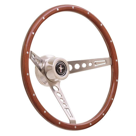 GT Performance 35-5457 GT3 Retro Wood Mustang Style Steering Wheel