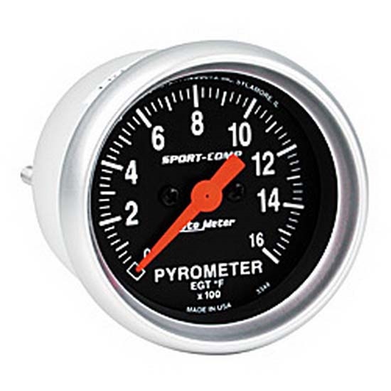 Auto Meter 3344 Sport-Comp Digital Stepper Motor Pyrometer Gauge Auto Meter 3344 Sport-Comp Digital Stepper Motor Pyrometer Gauge