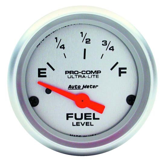 Auto Meter 4316 Ultra-Lite Air-Core Fuel Level Gauge, 2-1/16 Inch Auto Meter 4316 Ultra-Lite Air-Core Fuel Level Gauge, 2-1/16 Inch