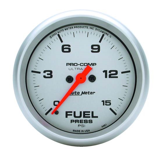 Auto Meter 4461 Ultra-Lite Digital Stepper Motor Fuel Pressure Gauge Auto Meter 4461 Ultra-Lite Digital Stepper Motor Fuel Pressure Gauge