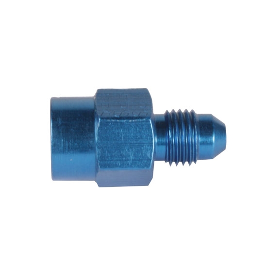 Fragola 495020 Pressure Fitting 1/8 Inch Female to AN3 Male - Blue Fragola 495020 Pressure Fitting 1/8 Inch Female to AN3 Male - Blue