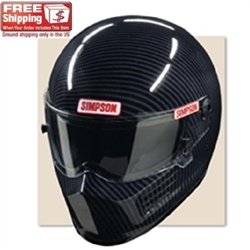 Simpson Carbon Fiber Bandit SA2010 Racing Helmet