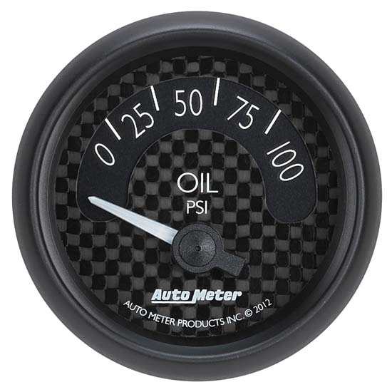 Auto Meter 8027 GT Air-Core Oil Pressure Gauge, 2-1/16 Inch, 100 PSI Auto Meter 8027 GT Air-Core Oil Pressure Gauge, 2-1/16 Inch, 100 PSI