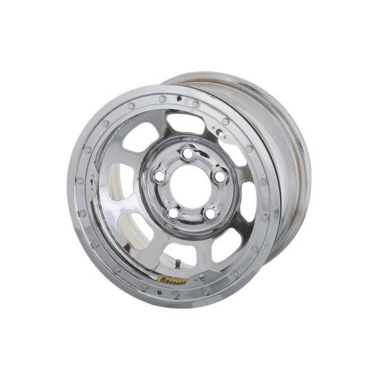 Bassett 58DC2CL 15X8 D-Hole 5 on 4.75 2 Inch BS Chrome Beadlock Wheel Bassett 58DC2CL 15X8 D-Hole 5 on 4.75 2 Inch BS Chrome Beadlock Wheel