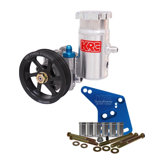 KRC Ford 351W Aluminum Power Steering Pump Kit 4 2 Serpentine Pulley eBay