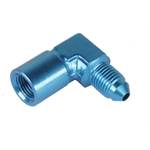 Fragola 495022 Pressure Gauge Fitting, 1/8 Female to -3 AN Male 90°