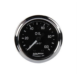 Auto Meter 201006 Cobra Oil Pressure Gauge, Mechanical, 2 Inch