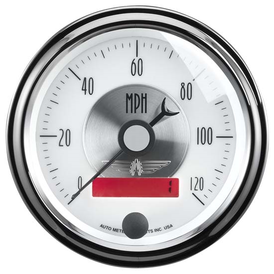 Auto Meter 2084 Prestige Pearl Air-Core Speedometer, 3-3/8 Inch Auto Meter 2084 Prestige Pearl Air-Core Speedometer, 3-3/8 Inch