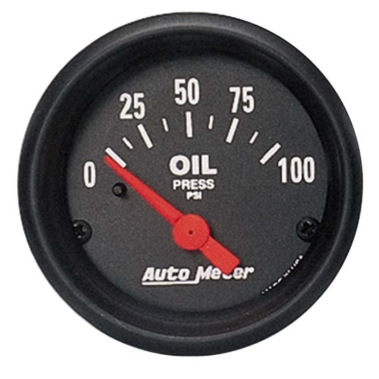 Auto Meter 2634 Z-Series Air-Core Oil Pressure Gauge, 100 PSI, 2-1/16 Auto Meter 2634 Z-Series Air-Core Oil Pressure Gauge, 100 PSI, 2-1/16