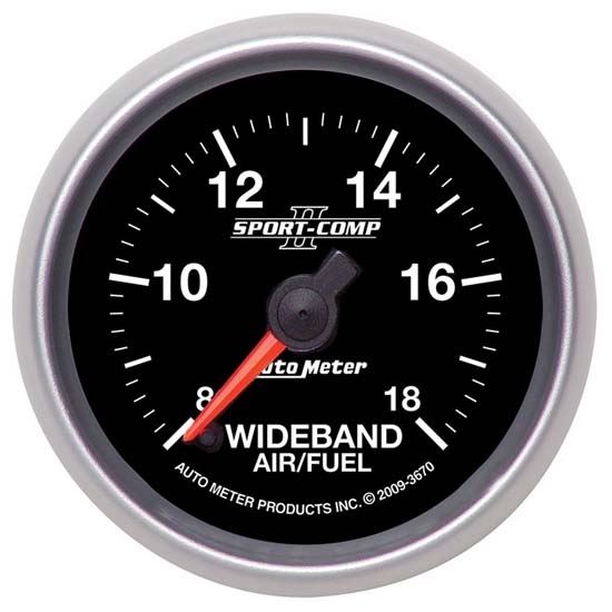 Auto Meter 3670 Sport-Comp II Digital Stepper Motor Wideband AFR Gauge Auto Meter 3670 Sport-Comp II Digital Stepper Motor Wideband AFR Gauge